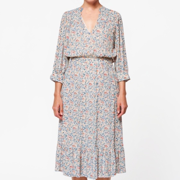 Polo Ralph Lauren - Chiffon Floral Ruffle Dress - Picture 1 of 16